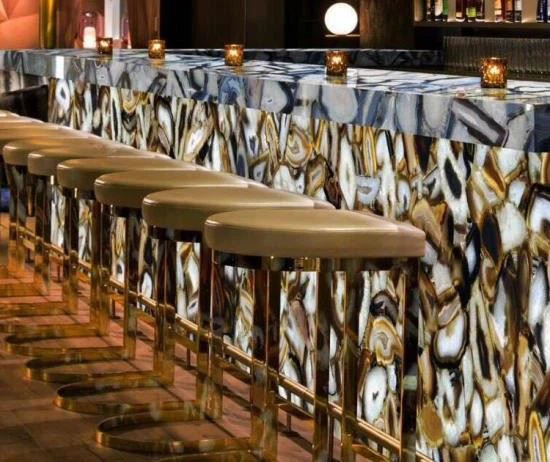 Lumi Stone Panels White Luxury Floor