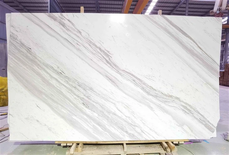 Natural Stone White Color Volakas Marble Greek White Volakas Marble